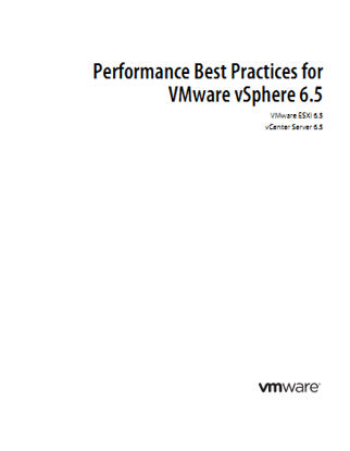 Ảnh của Performance Best Practices for VMware vSphere 8