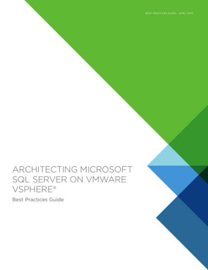 Ảnh của ARCHITECTING MICROSOFT SQL SERVER ON VMWARE VSPHERE Best Practices Guide