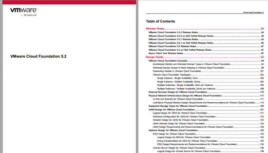 Ảnh của VMware Cloud Foundation 5.2.2